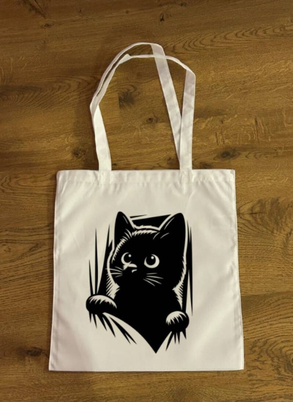 Faltbare Einkaufstasche Katze 1