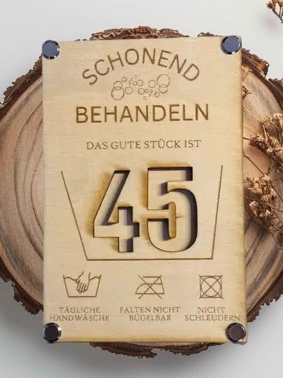 Geldgeschenk Schonend behandeln 45