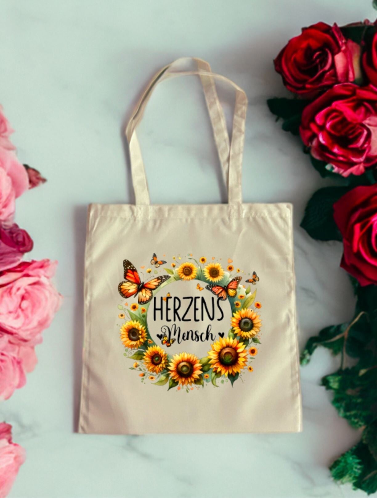 Einkaufstasche Herzensmensch