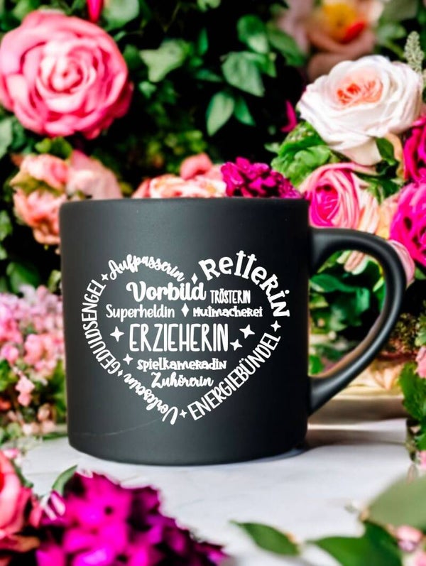 Tasse gelasert Erzieherin
