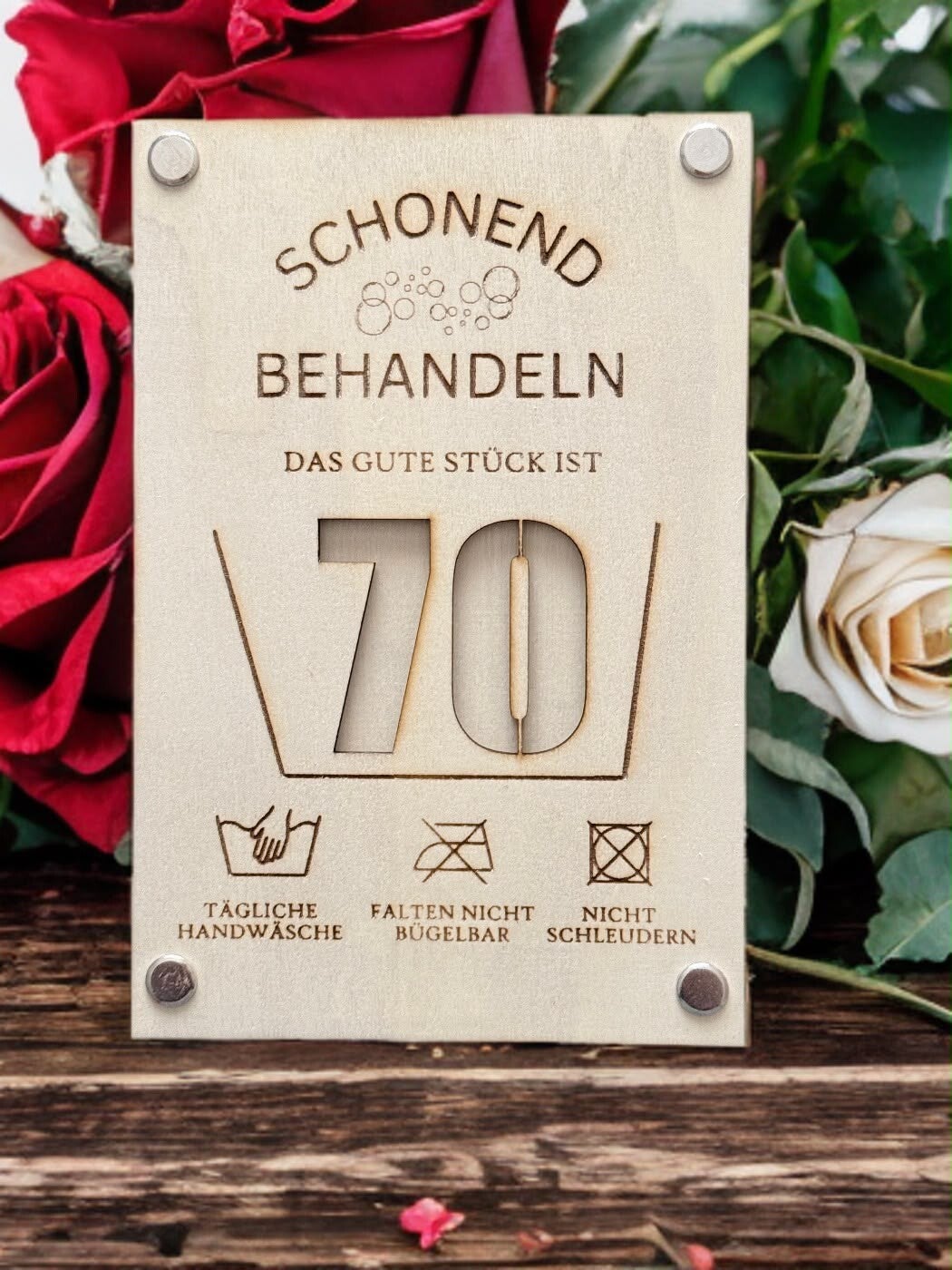 Geldgeschenk Schonend behandeln 70