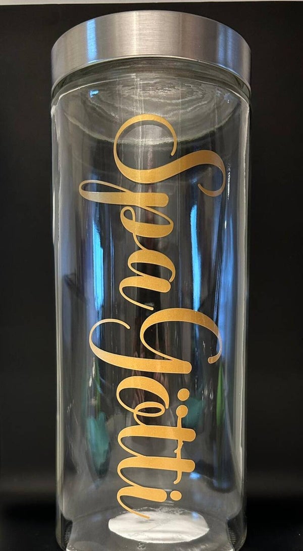 Spagötti Glas gold