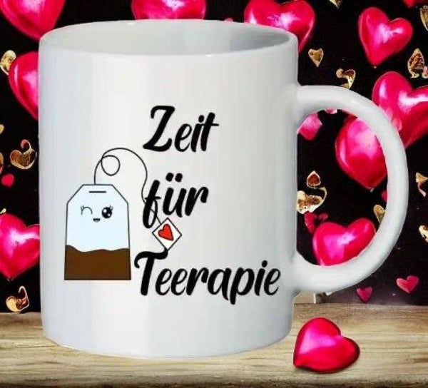 Tasse Zeit für Teerapie