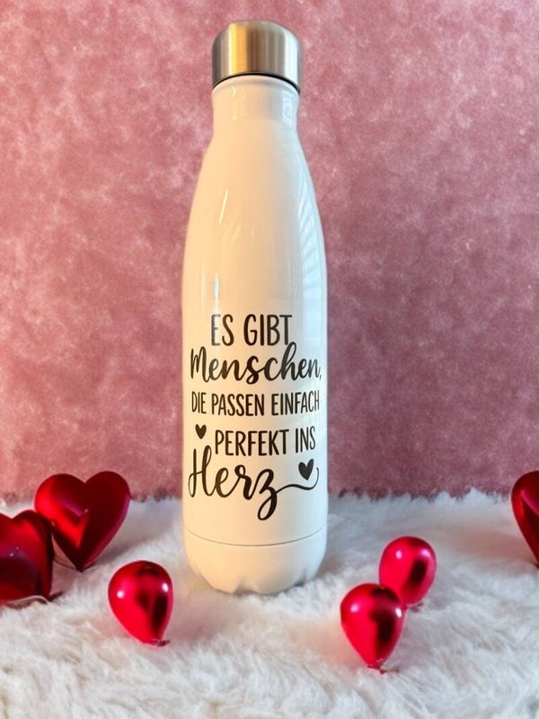 Trinkflasche Es gibt Menschen