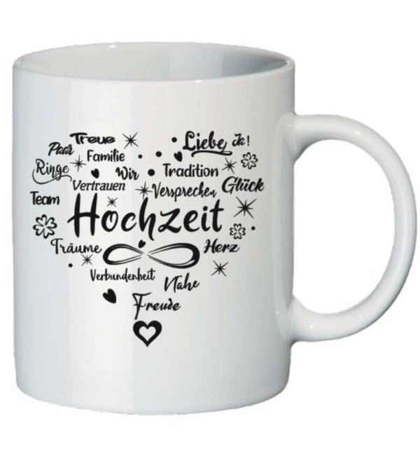Tasse Hochzeit