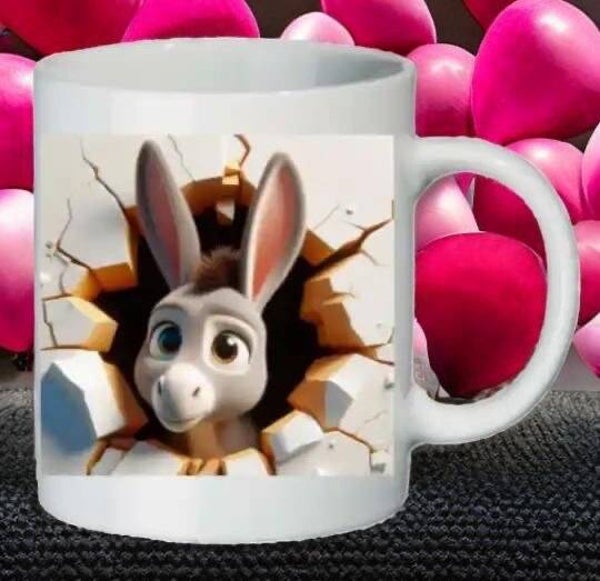 Tasse Esel