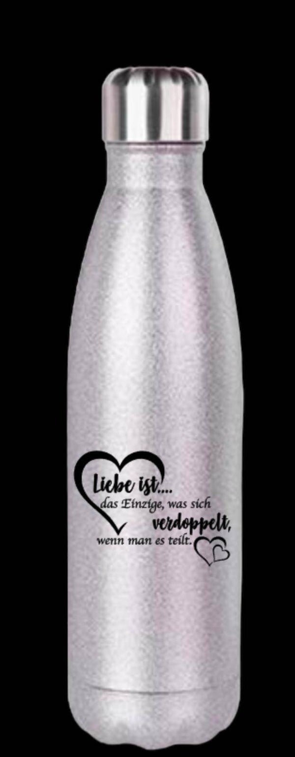 Trinkflasche Liebe ist