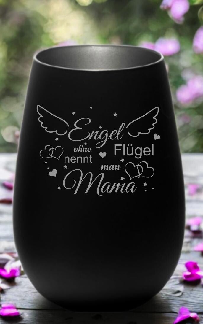 Windlicht Engel mit Flügel
