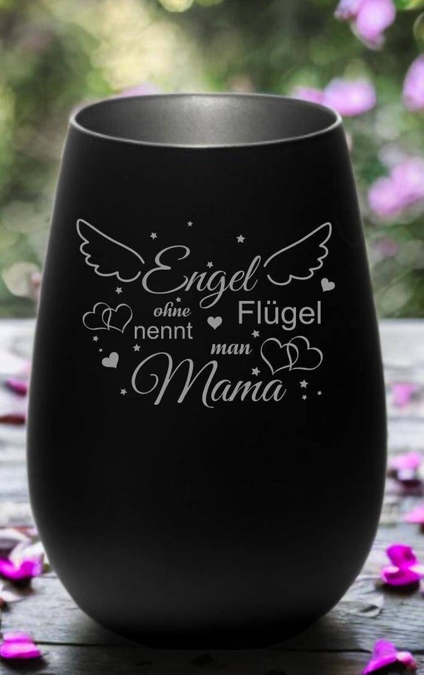 Windlicht Engel mit Flügel