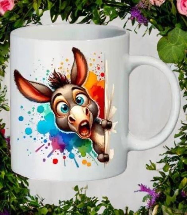 Tasse Esel