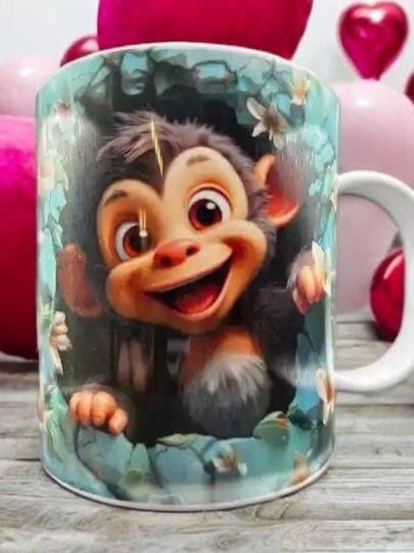 Tasse Affe