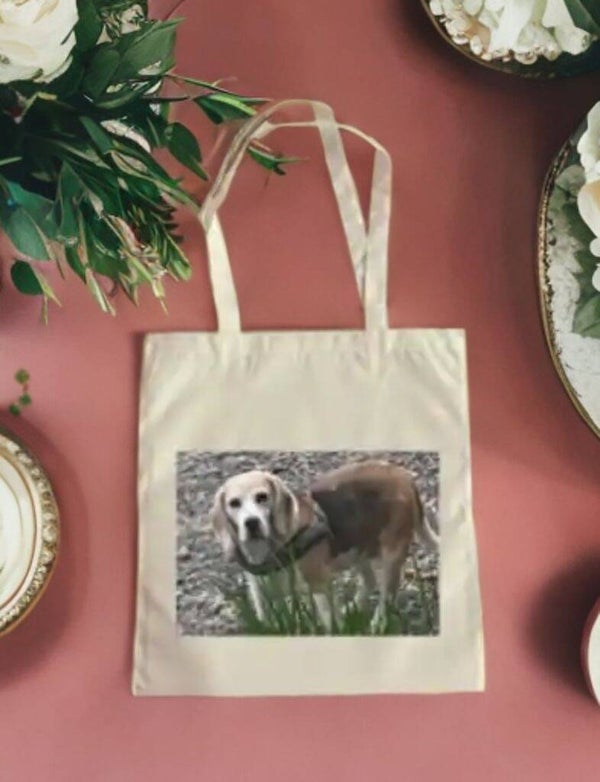 Faltbare Einkaufstasche mit Tierfoto