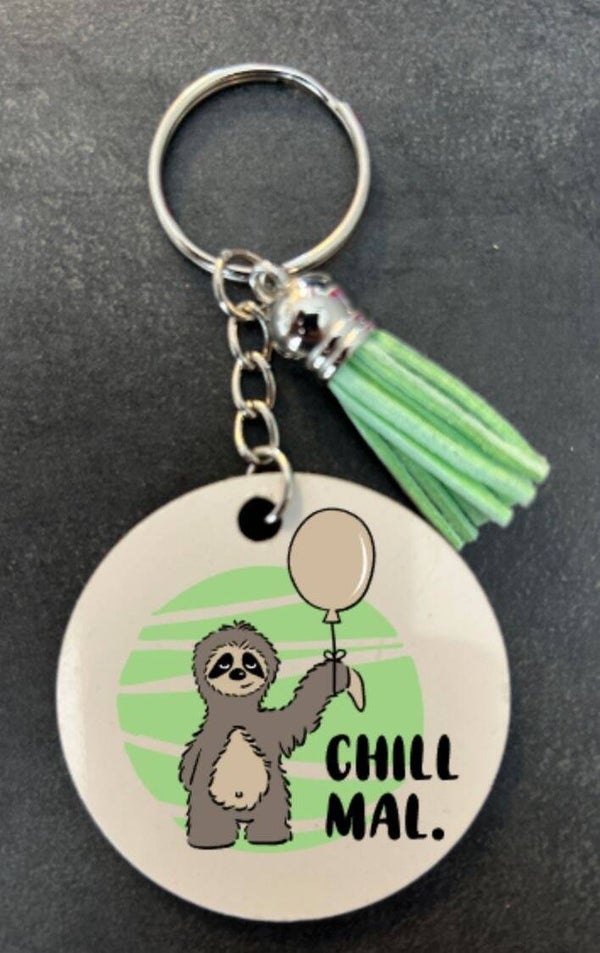 Schlüsselanhänger mit Zotteli Chill mal