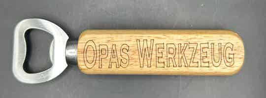 Flaschenöffner Opas Werkzeug