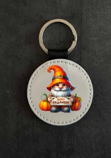 Schlüsselanhänger Zwerg Happy Halloween