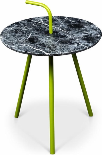 Lanterfant ZOË - bijzettafel in marmerlook - 52xh48 cm