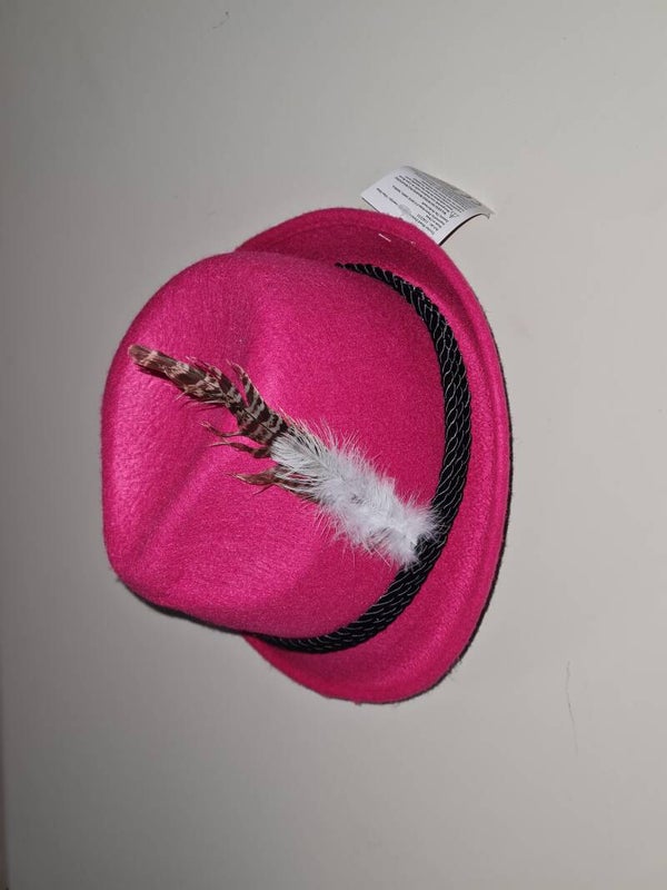 Tiroler hoed deluxe - roze