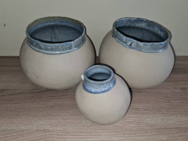 Serax Ameno - bloempotten set (8cm en 2x16 cm)