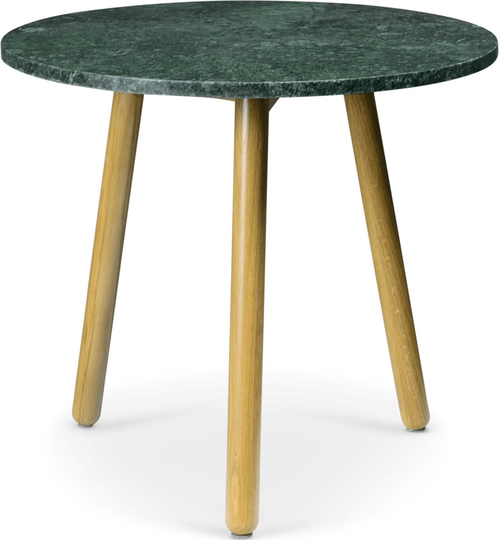 Lanterfant FLO-L - bijzettafel in ijkenhout met marmeren tafelblad