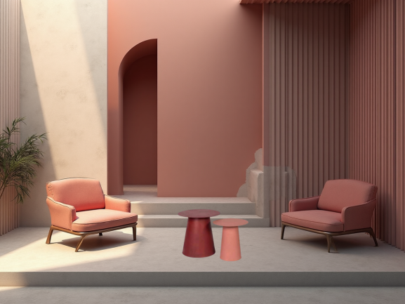 NoLimits TIERRA - bijzettafelsset van 2 tafels - Sunset