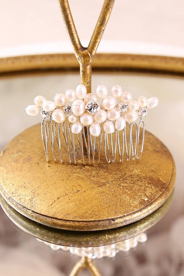 Genuine Pearl Comb - Richard Designs CP344