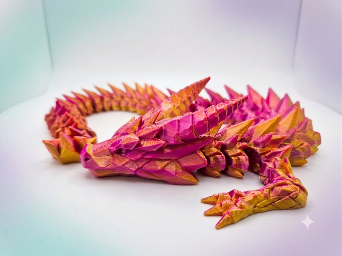 Prismor - Duży Smok z kryształowych bloków 41 cm