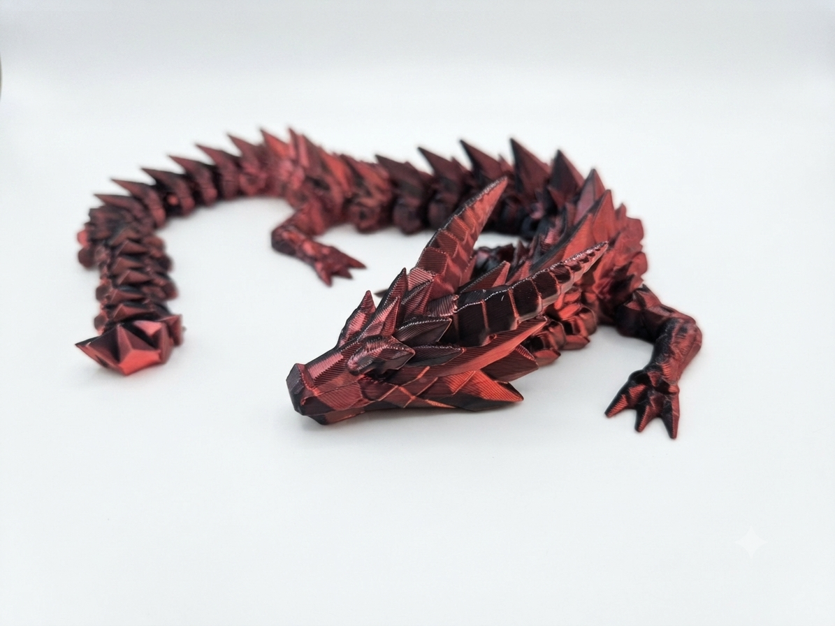 Prismor - Duży Smok z kryształowych bloków 41 cm
