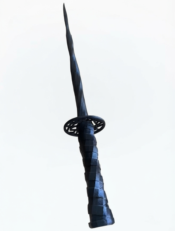 Skręcona katana łowcy (jednokolorowy)