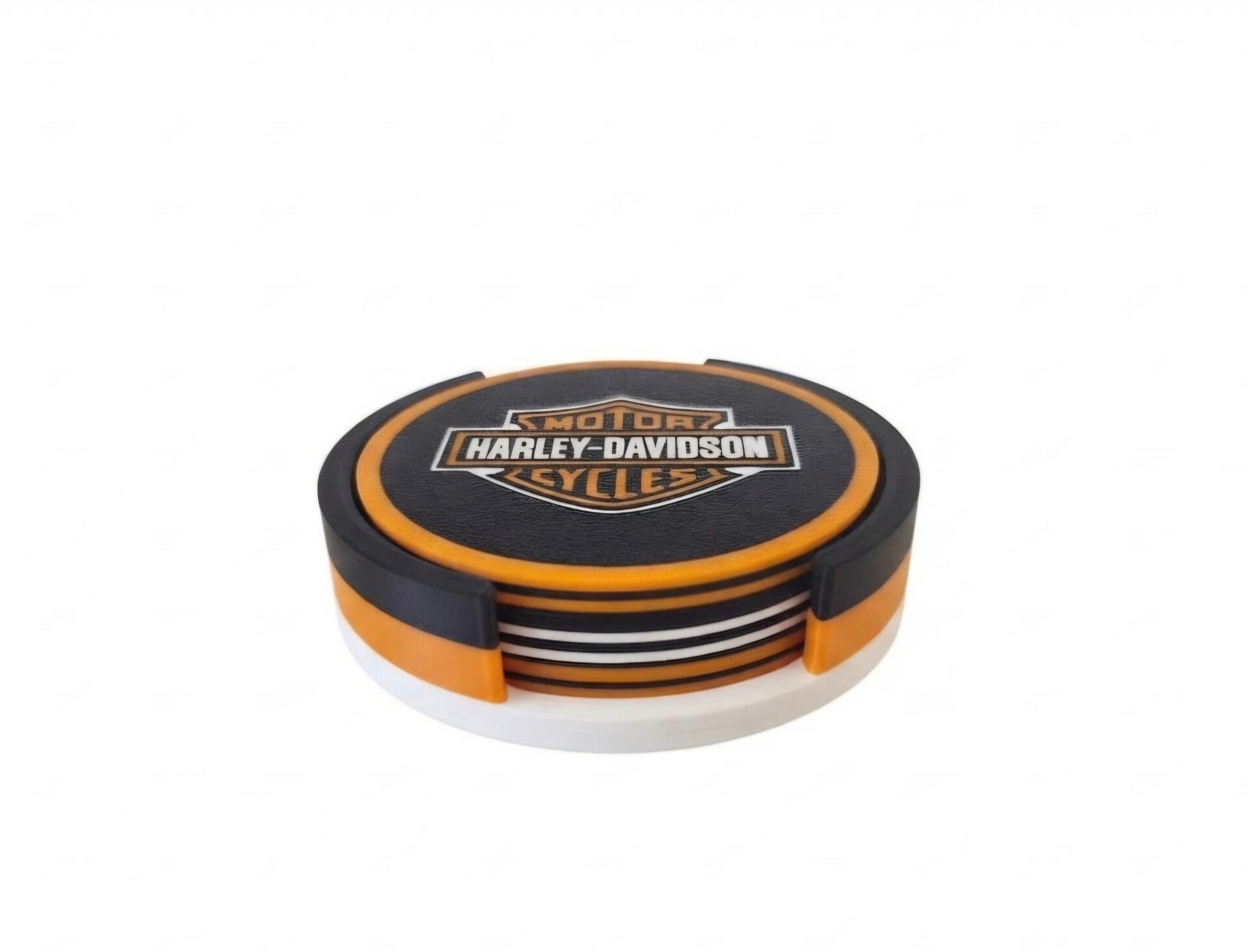 HARLEY-DAVIDSON - Zestaw 6 podkładek + organizer
