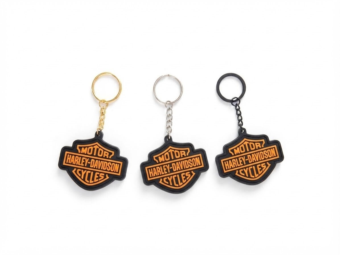 HARLEY-DAVIDSON - Brelok (pomarańczowo-czarny)