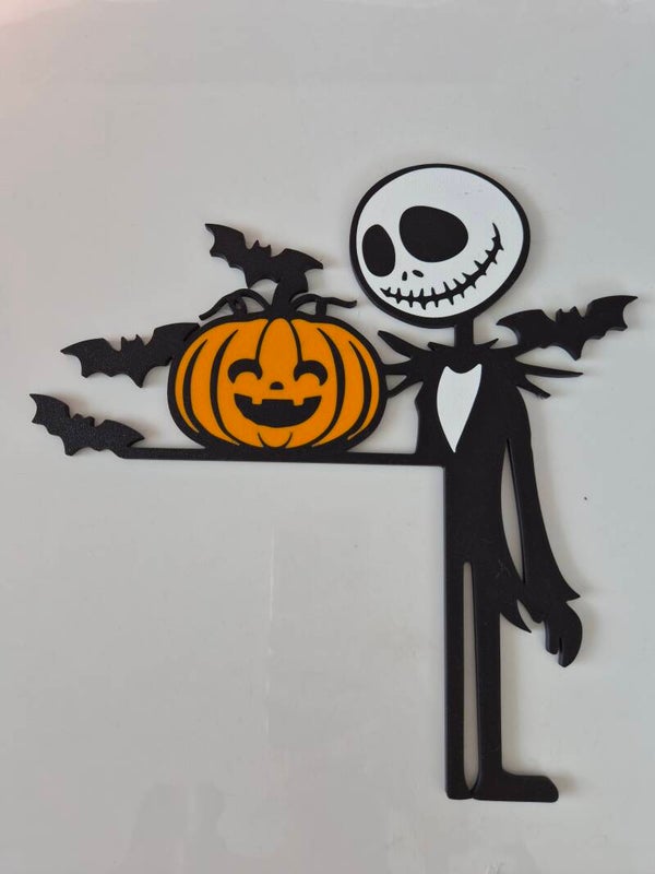 Dekoracja narożna drzwi lub futryny - Jack Skellington