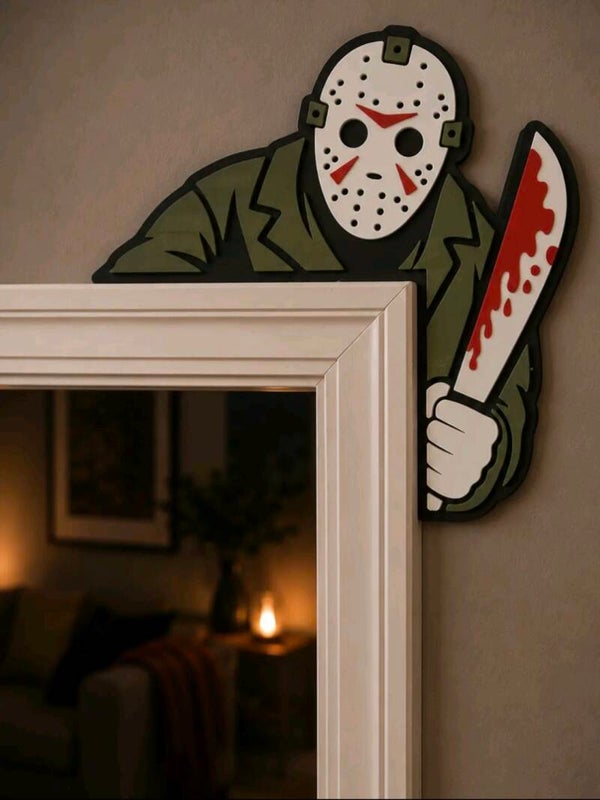 Dekoracja narożna drzwi lub futryny - Jason Vorhees