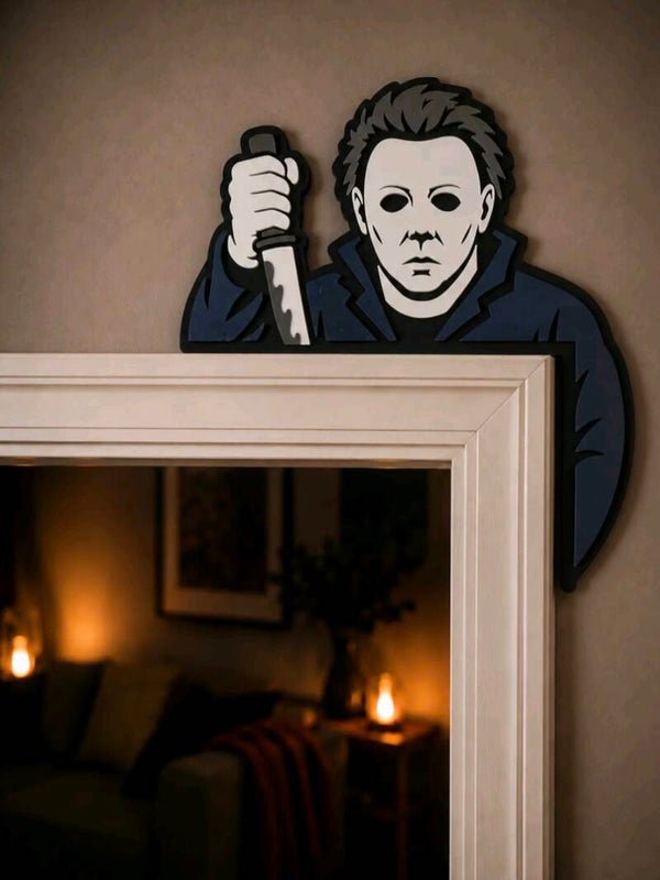 Dekoracja narożna drzwi lub futryny - Michael Myers
