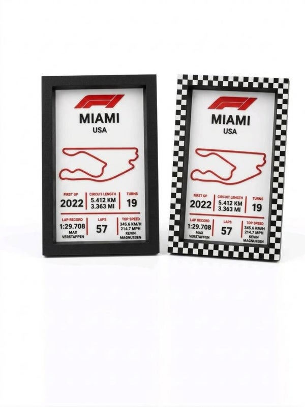 F1 - MIAMI - Tabliczka znamionowa toru wyścigowego