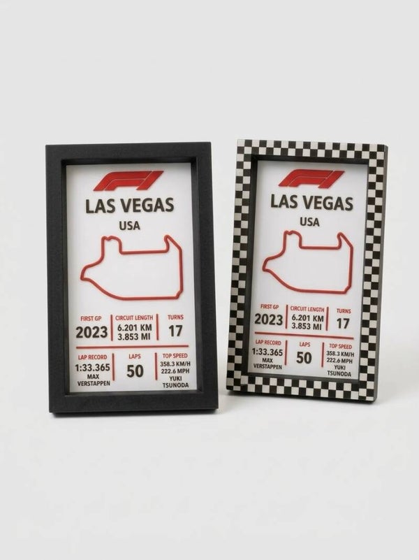 F1 - LAS VEGAS - Tabliczka znamionowa toru wyścigowego