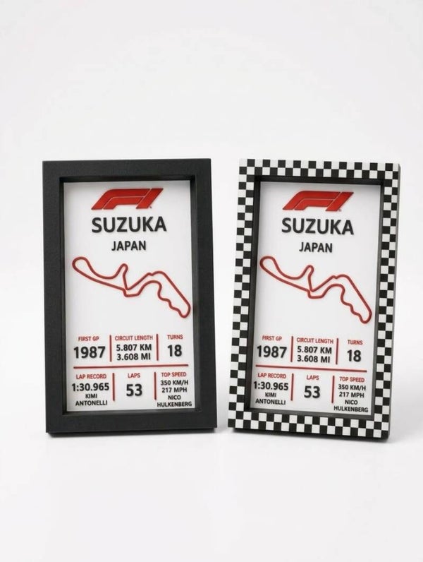 F1 - SUZUKA - Tabliczka znamionowa toru wyścigowego