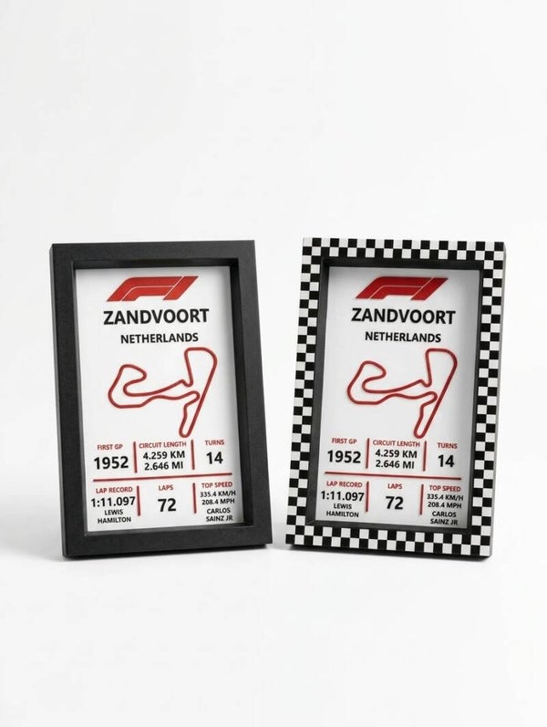 F1 - ZANDVOORT - Tabliczka znamionowa toru wyścigowego