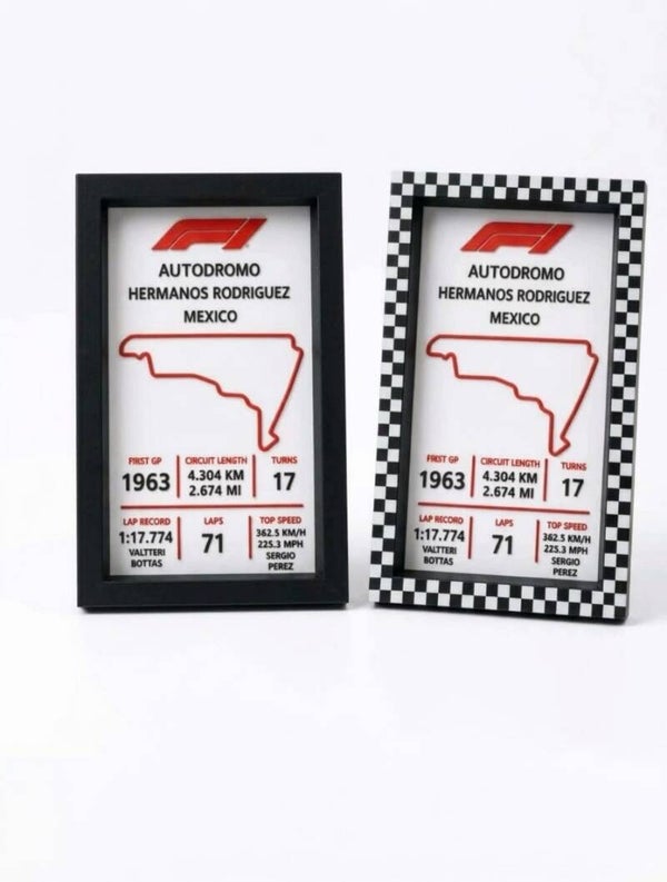 F1 - AUTODROMO - Tabliczka znamionowa toru wyścigowego
