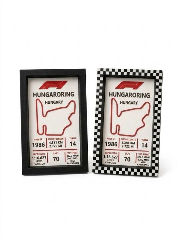 F1 - HUNGARORING - Tabliczka znamionowa toru wyścigowego