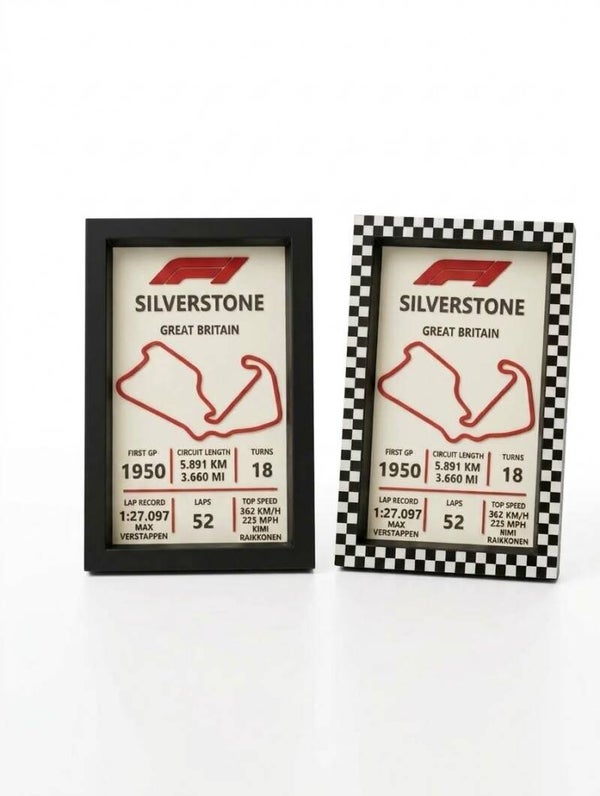 F1 - SILVERSTONE - Tabliczka znamionowa toru wyścigowego