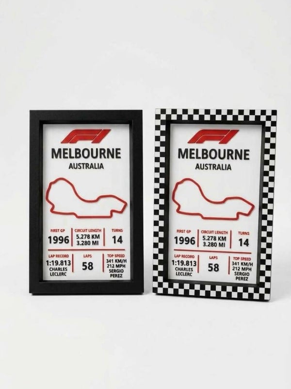 F1 - MELBOURNE - Tabliczka znamionowa toru wyścigowego