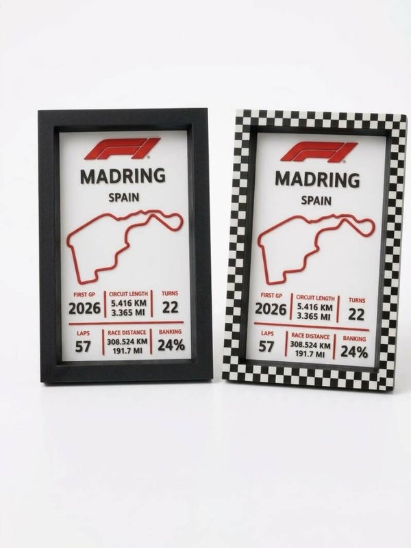 F1 - MADRING - Tabliczka znamionowa toru wyścigowego