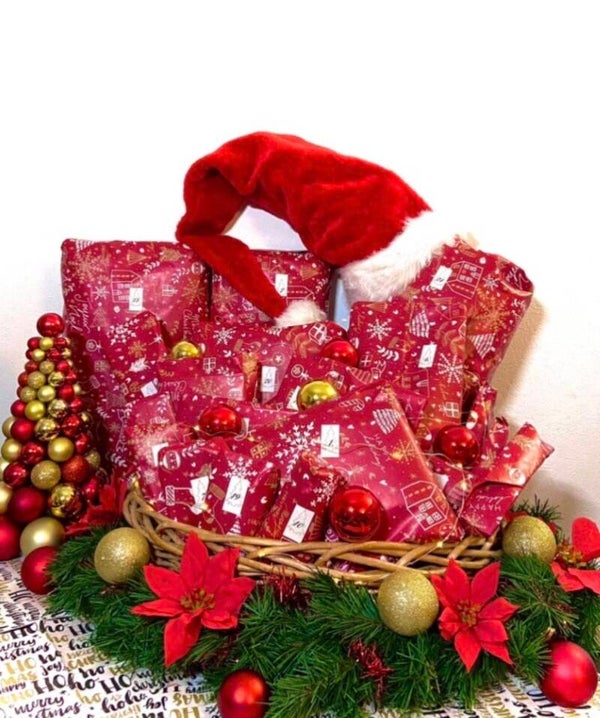 Personalisierter Adventskalender für Pferd und Reiter, Kalender XL