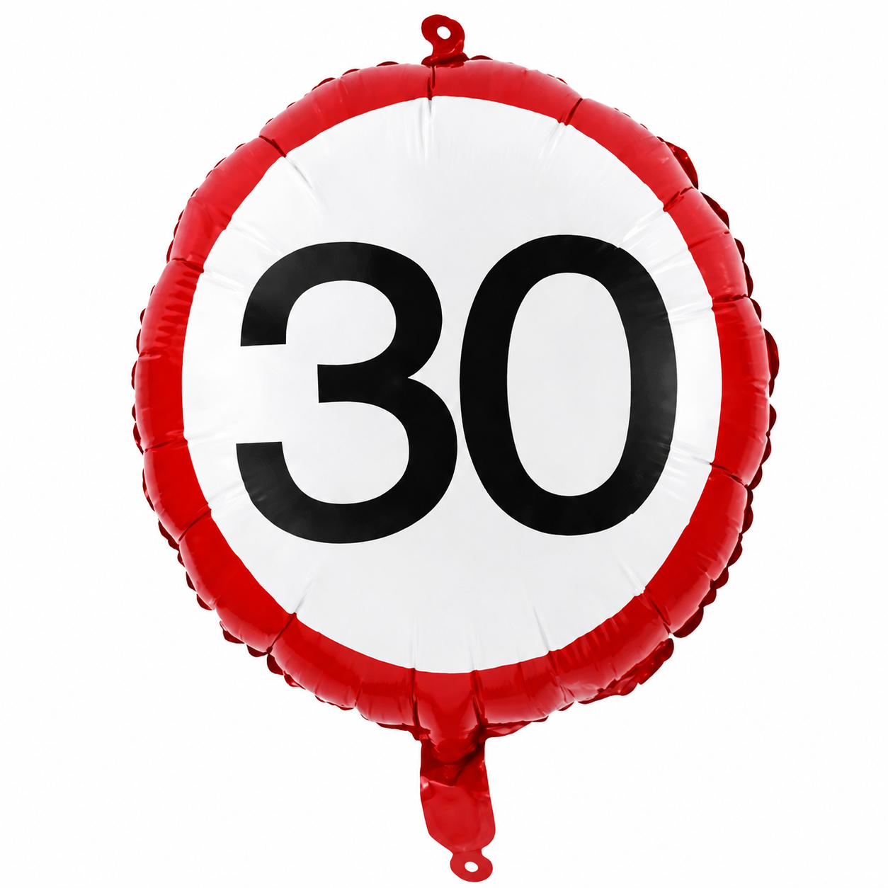 Folieballon Verkeersbord 30 jaar 45x45
