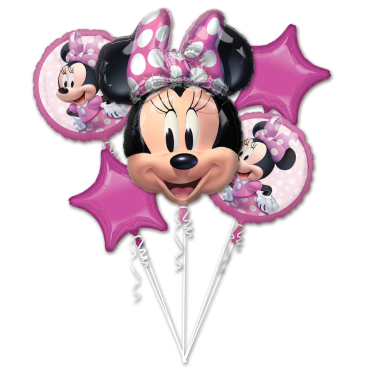 Folieballonnen set Minnie Mouse 5 st. 45cm