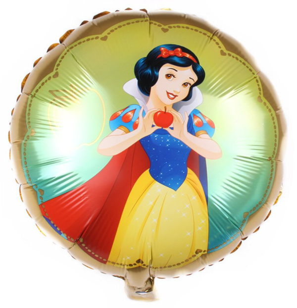 Folieballon Sneeuwwitje Rond 45x45