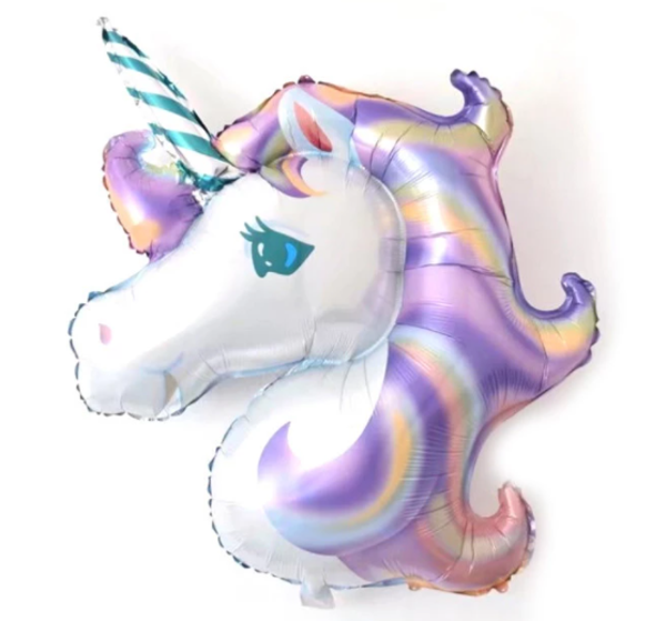 Folieballon Unicorn Paars XXL 110cm