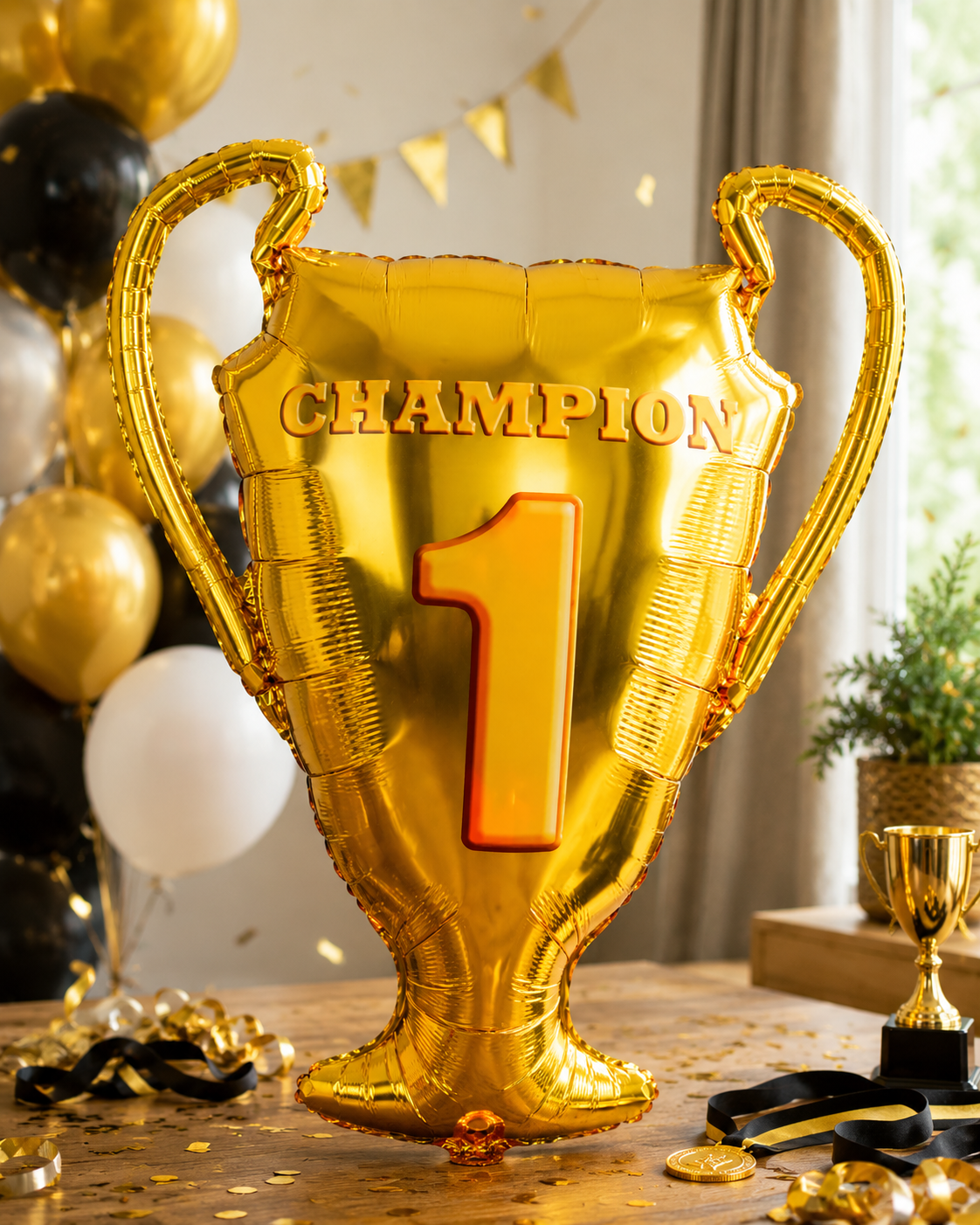 Folieballon Champion beker XL 88x66