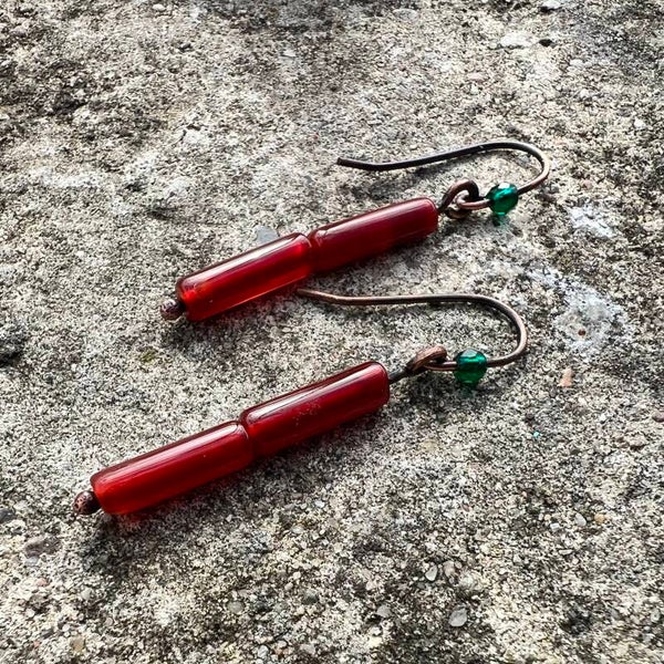 Rød Karneol i unika