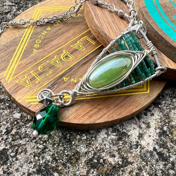 Silver Tales - Sølvsaga Unik håndlavet halskæde sølv